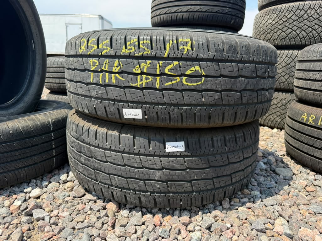 255/65R17 Pair (2 Used Tires) General Grabber HT5