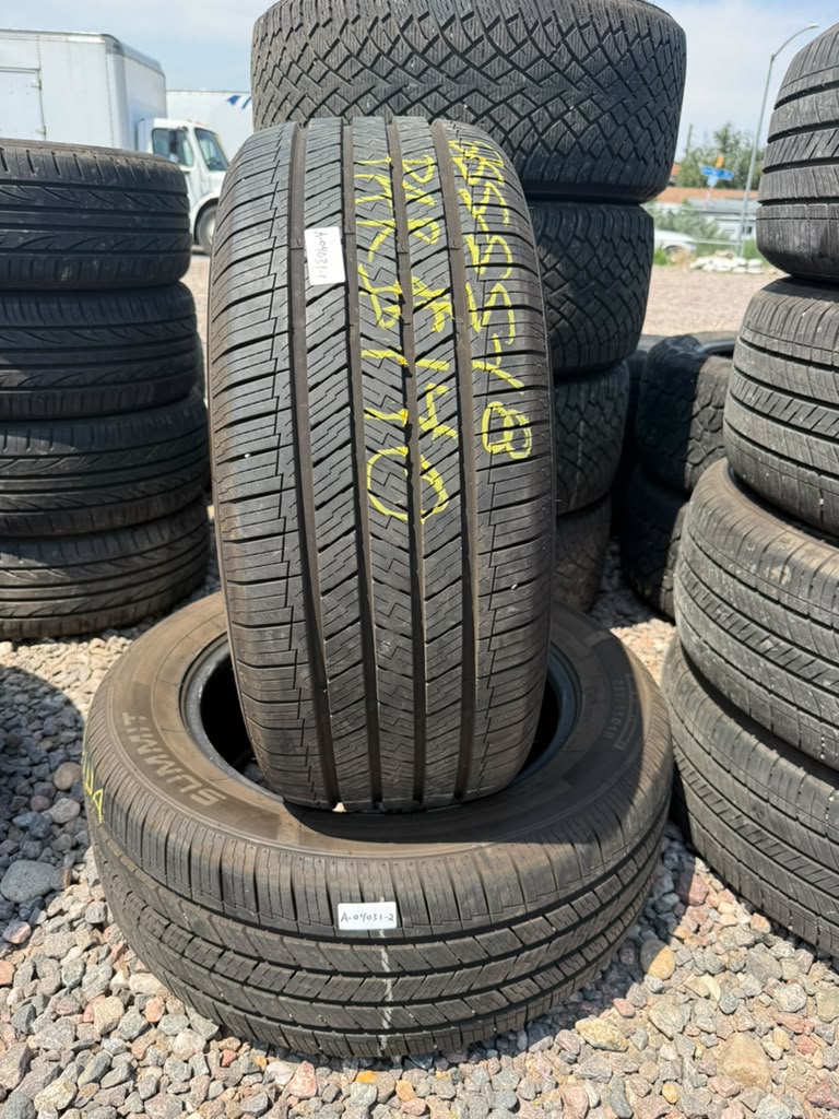 255/55R18 Pair (2 Used Tires) Summit Trail Climber