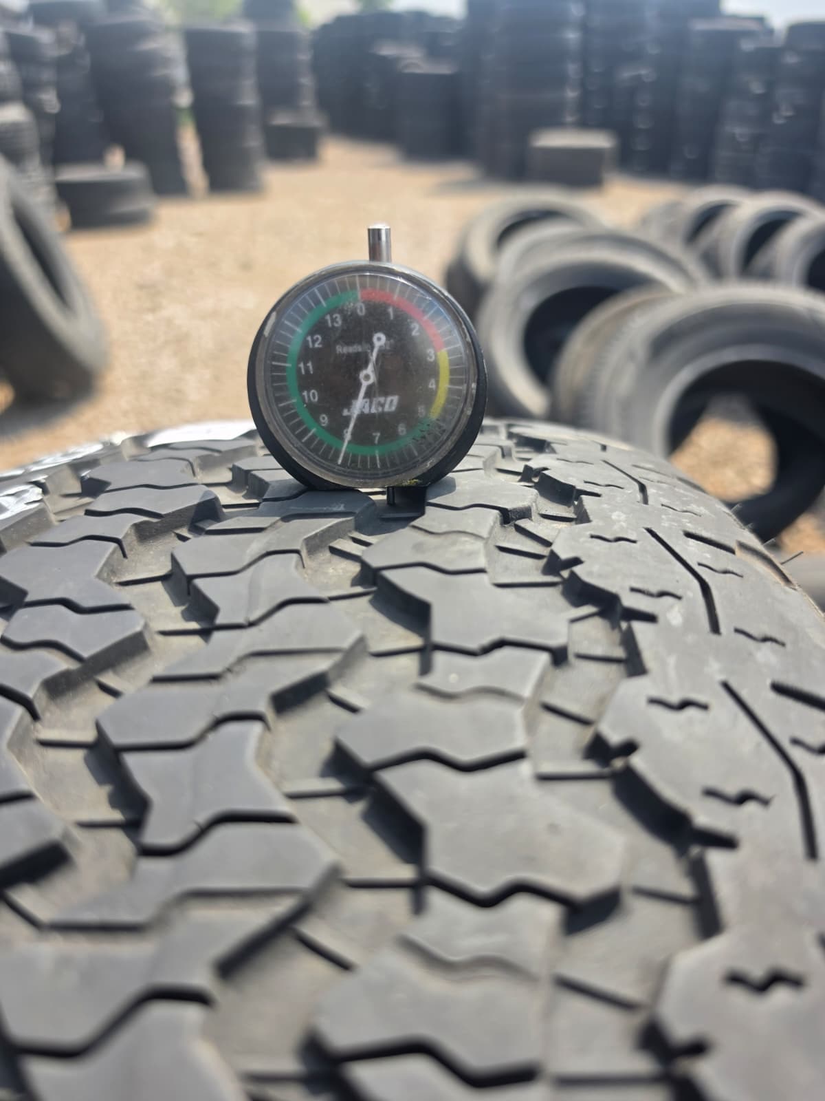 265/70R18 Single (1 Used Tire) Goodyear Wrangler Territory