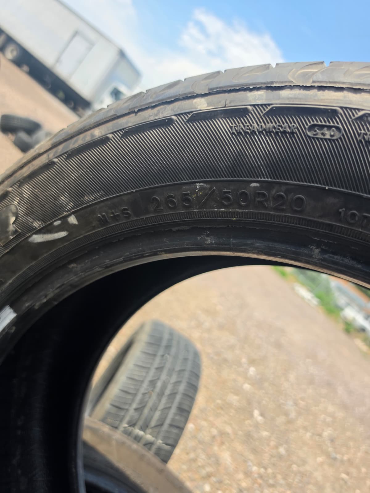 265/50R20 Set (4 Used Tires) Goodyear Fortera
