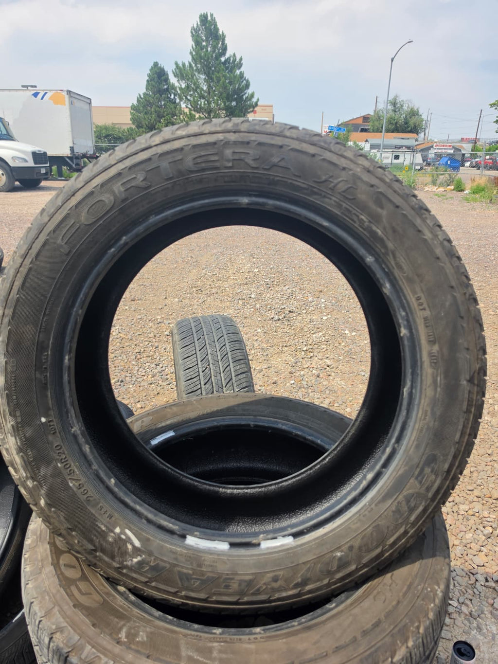 265/50R20 Set (4 Used Tires) Goodyear Fortera