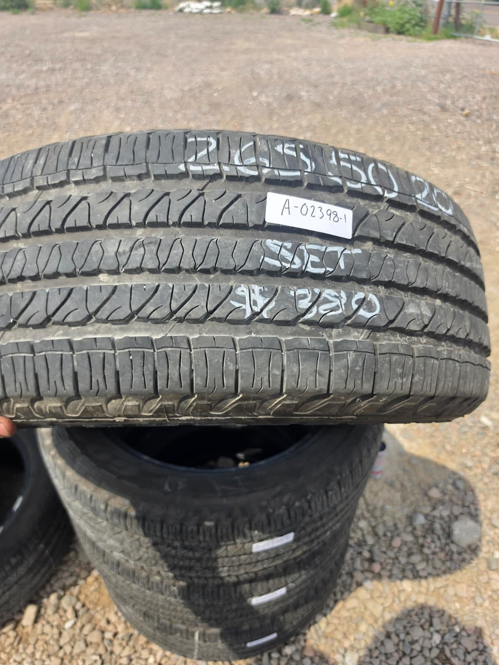 265/50R20 Set (4 Used Tires) Goodyear Fortera