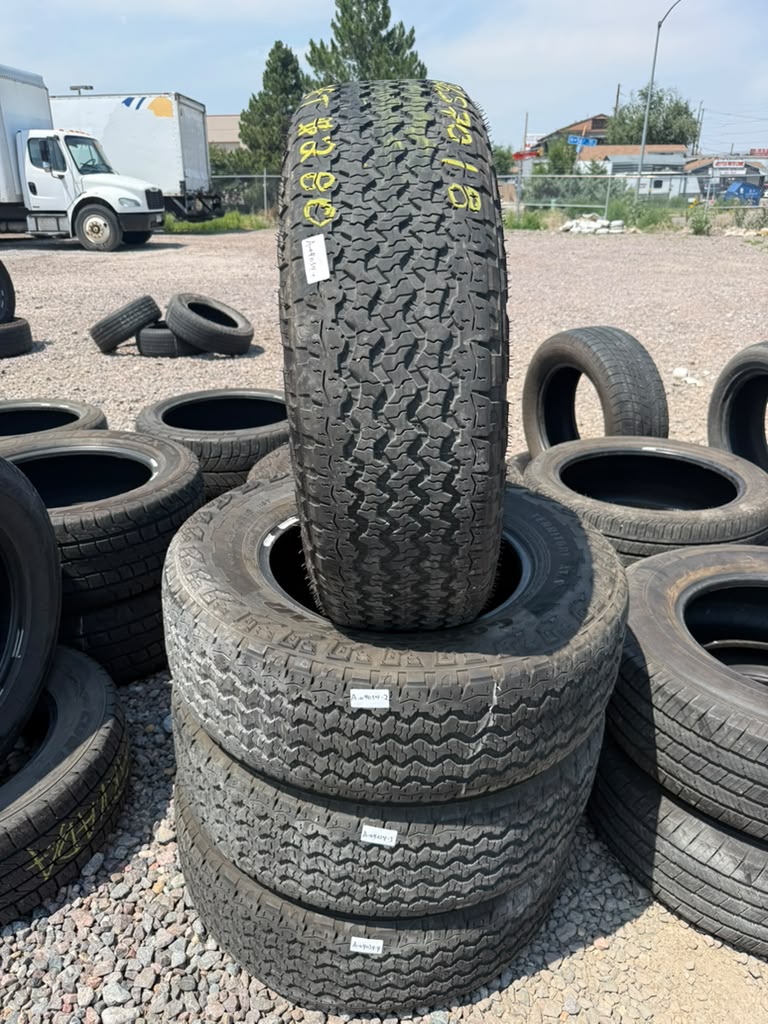 265/70R18 Set (4 Used Tires) Goodyear Wrangler Territory ATS