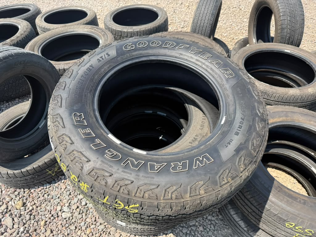 265/70R18 Set (4 Used Tires) Goodyear Wrangler Territory ATS