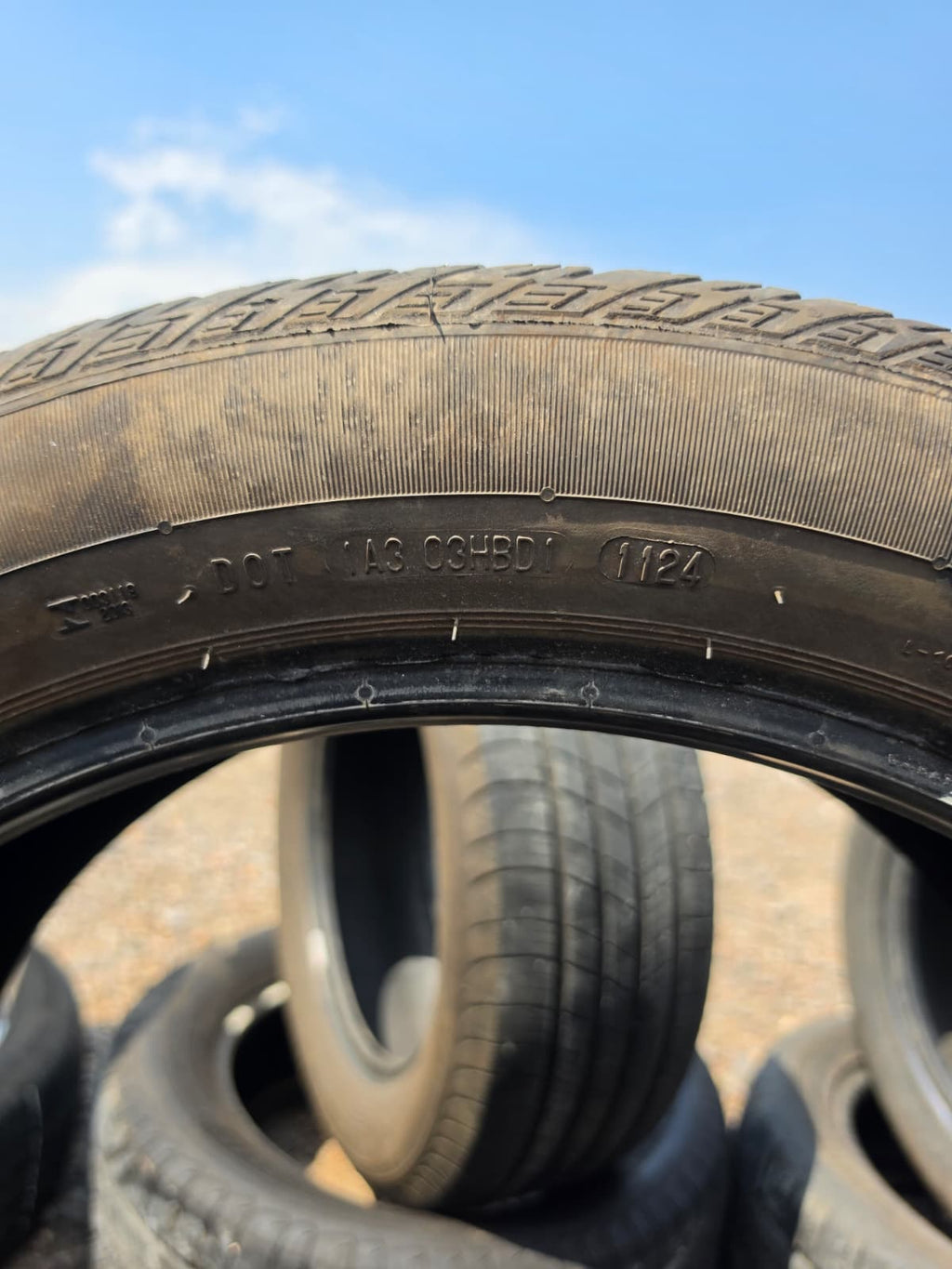 265/45R20 Pair (2 Used Tires) Continental CrossContact