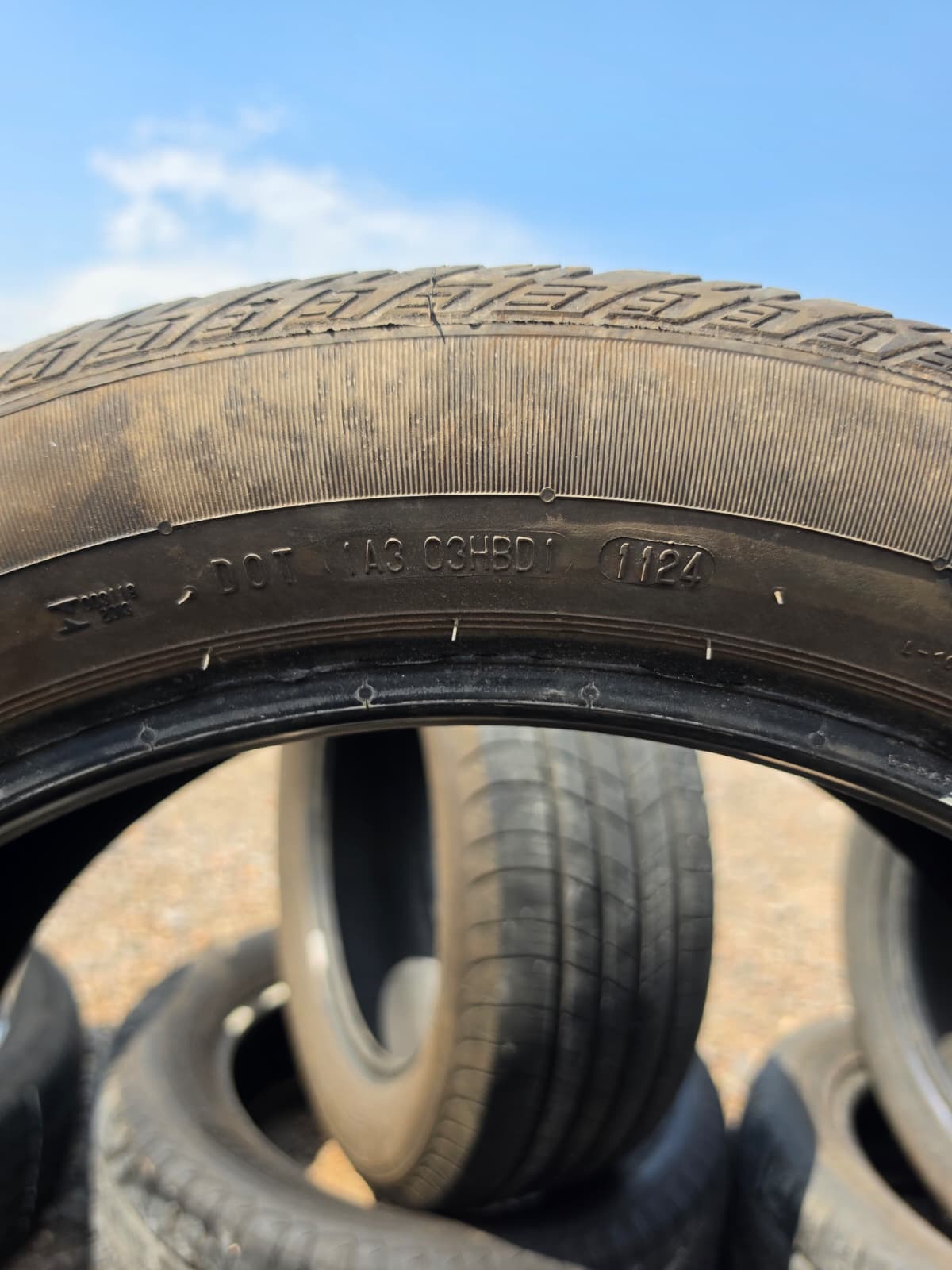 265/45R20 Pair (2 Used Tires) Continental CrossContact