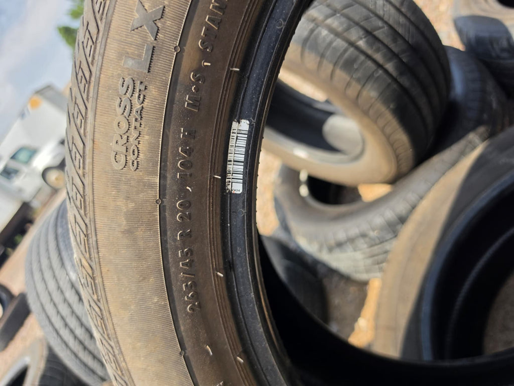 265/45R20 Pair (2 Used Tires) Continental CrossContact