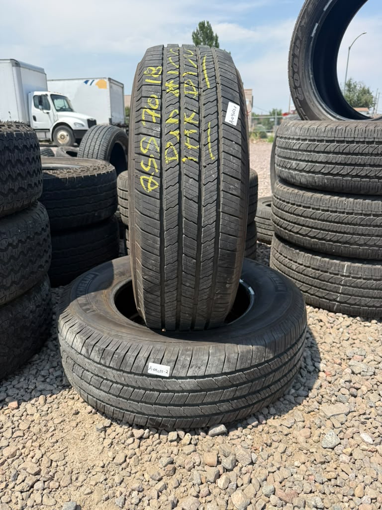 255/70R18 Pair (2 Used Tires) Michelin LtX MS2