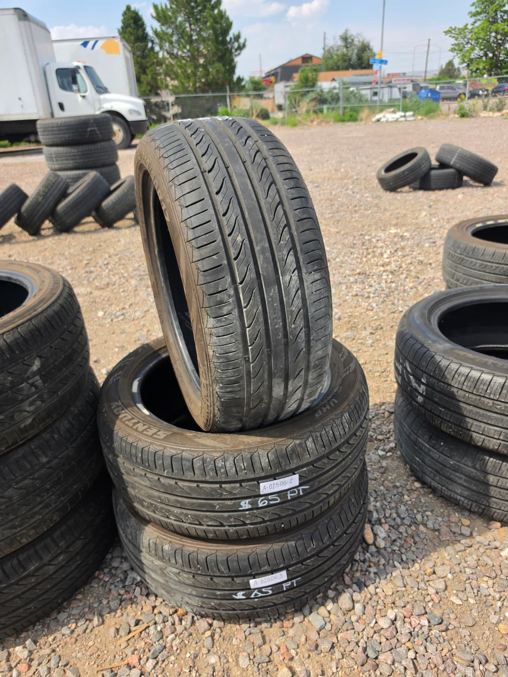 215/50R17 (3 Used Tires) Sentury Uhp
