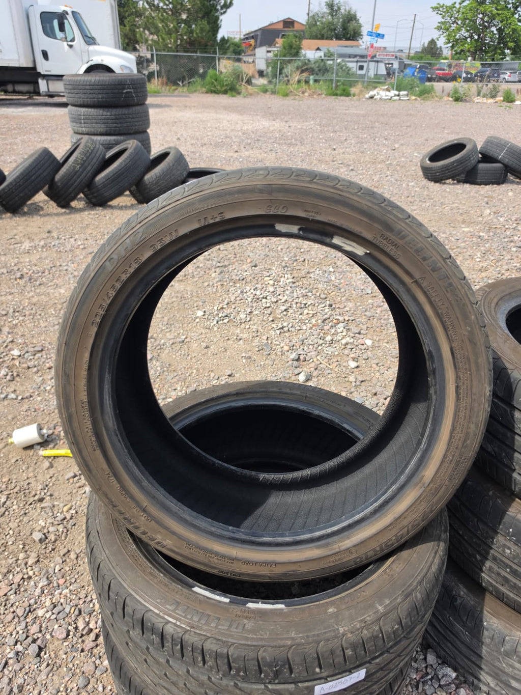 225/45R18 (3 Used Tires) Delinte Dh2
