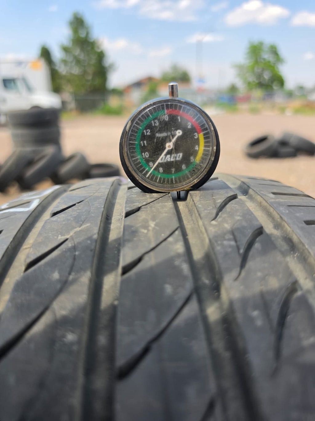 225/45R18 (3 Used Tires) Delinte Dh2