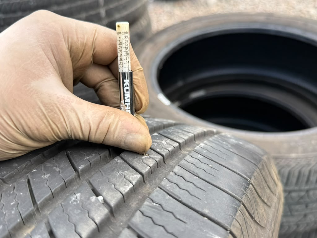 235/60R17 Pair (2 Used Tires) Michelin Defender T+H