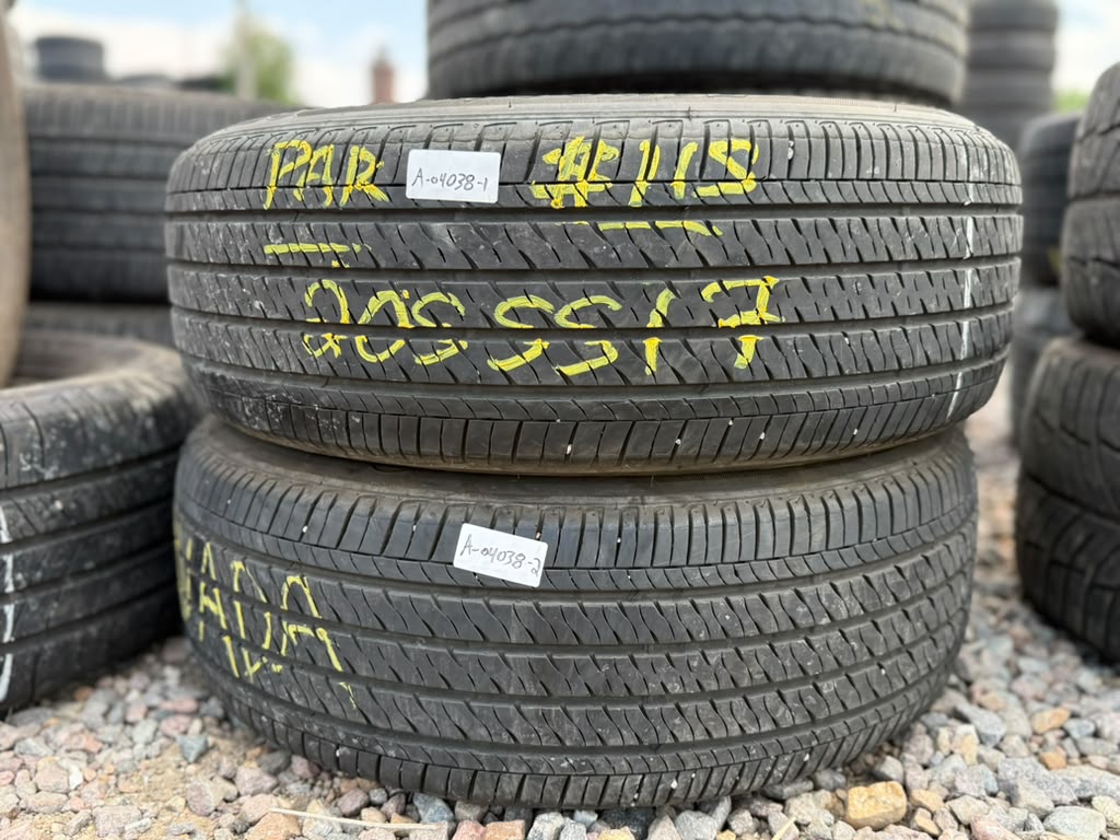 205/55R17 Pair (2 Used Tires) Firestone FT140