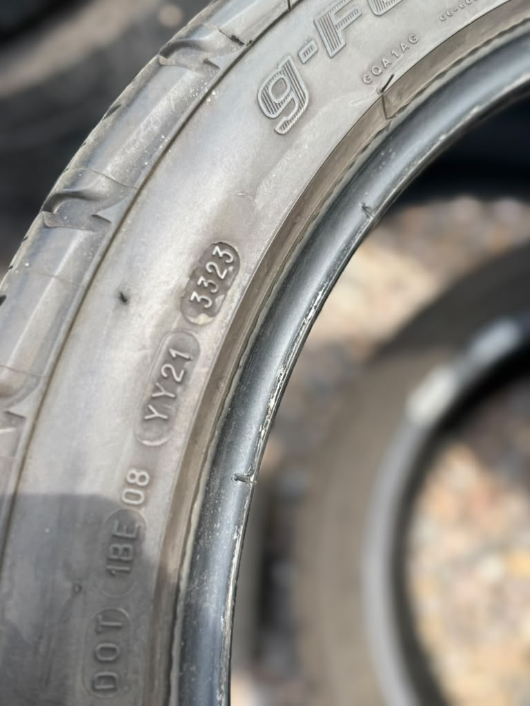 245/45R20 Pair (2 Used Tires) Bfgoodrich GForce Comp2