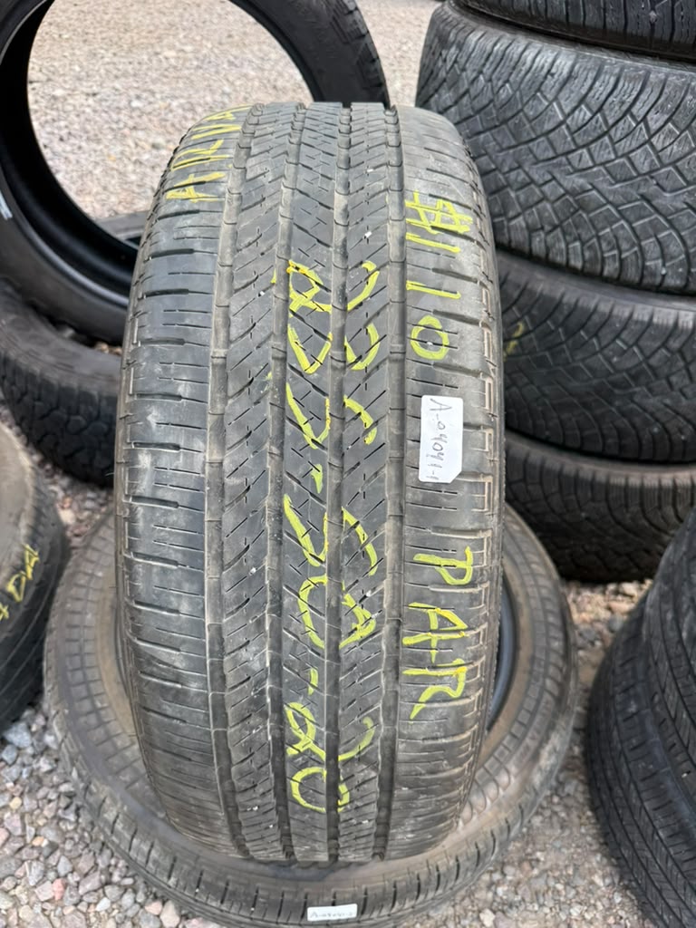 235/50R20 Pair (2 Used Tires) Bridgestone Alenza AS02