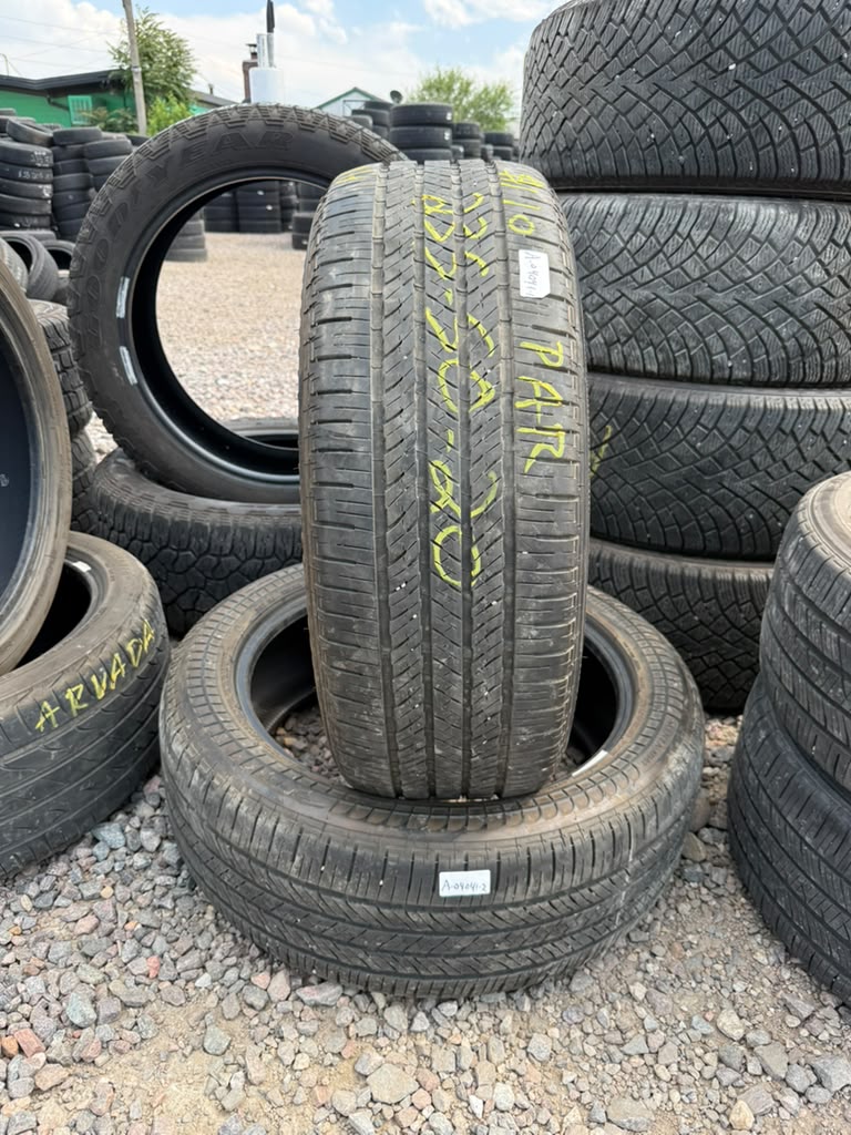 235/50R20 Pair (2 Used Tires) Bridgestone Alenza AS02
