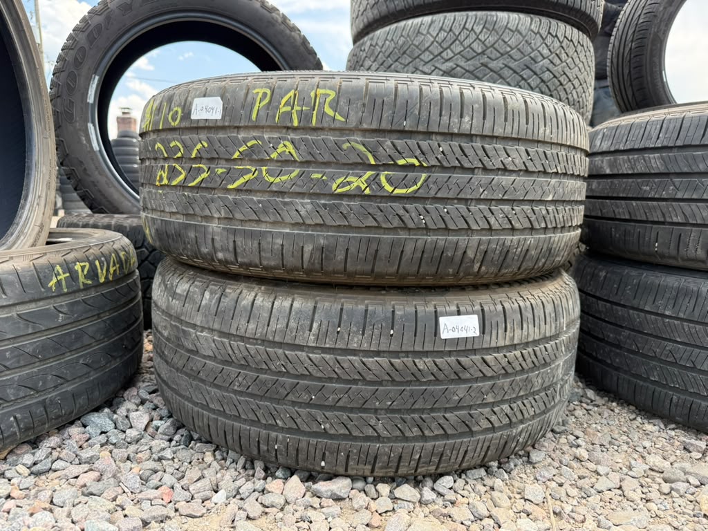 235/50R20 Pair (2 Used Tires) Bridgestone Alenza AS02