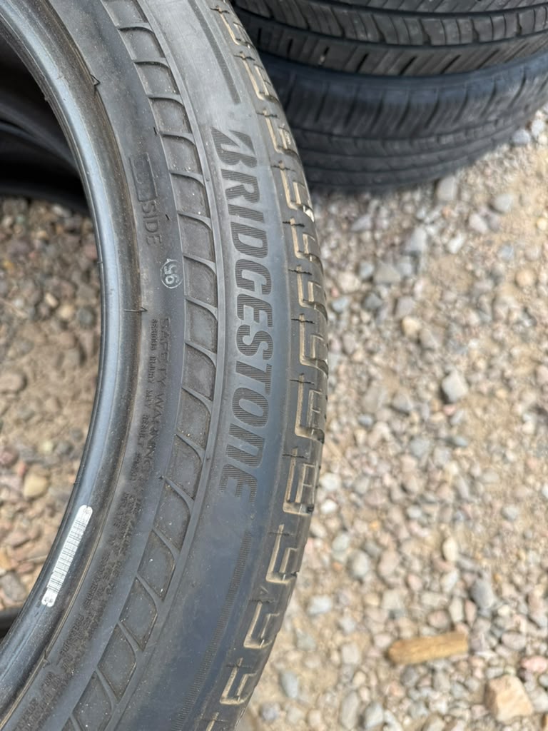235/50R20 Pair (2 Used Tires) Bridgestone Alenza AS02
