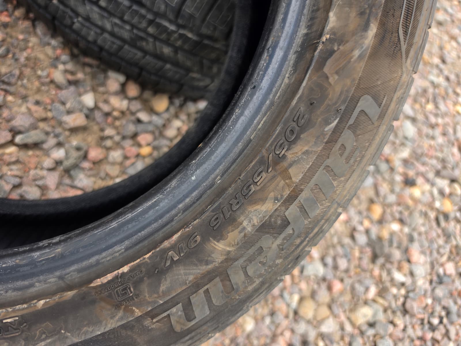 205/55R16 Single (1 Used Tire) Laufenn G Fit AS