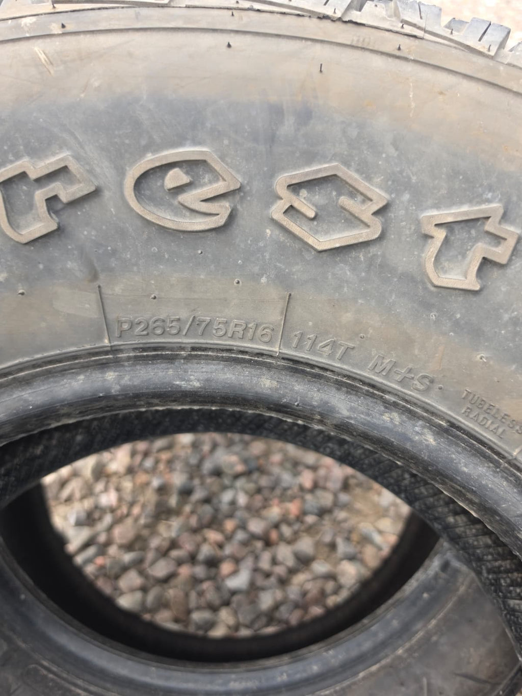 265/75R16 Single (1 Used Tire) Firestone Destination