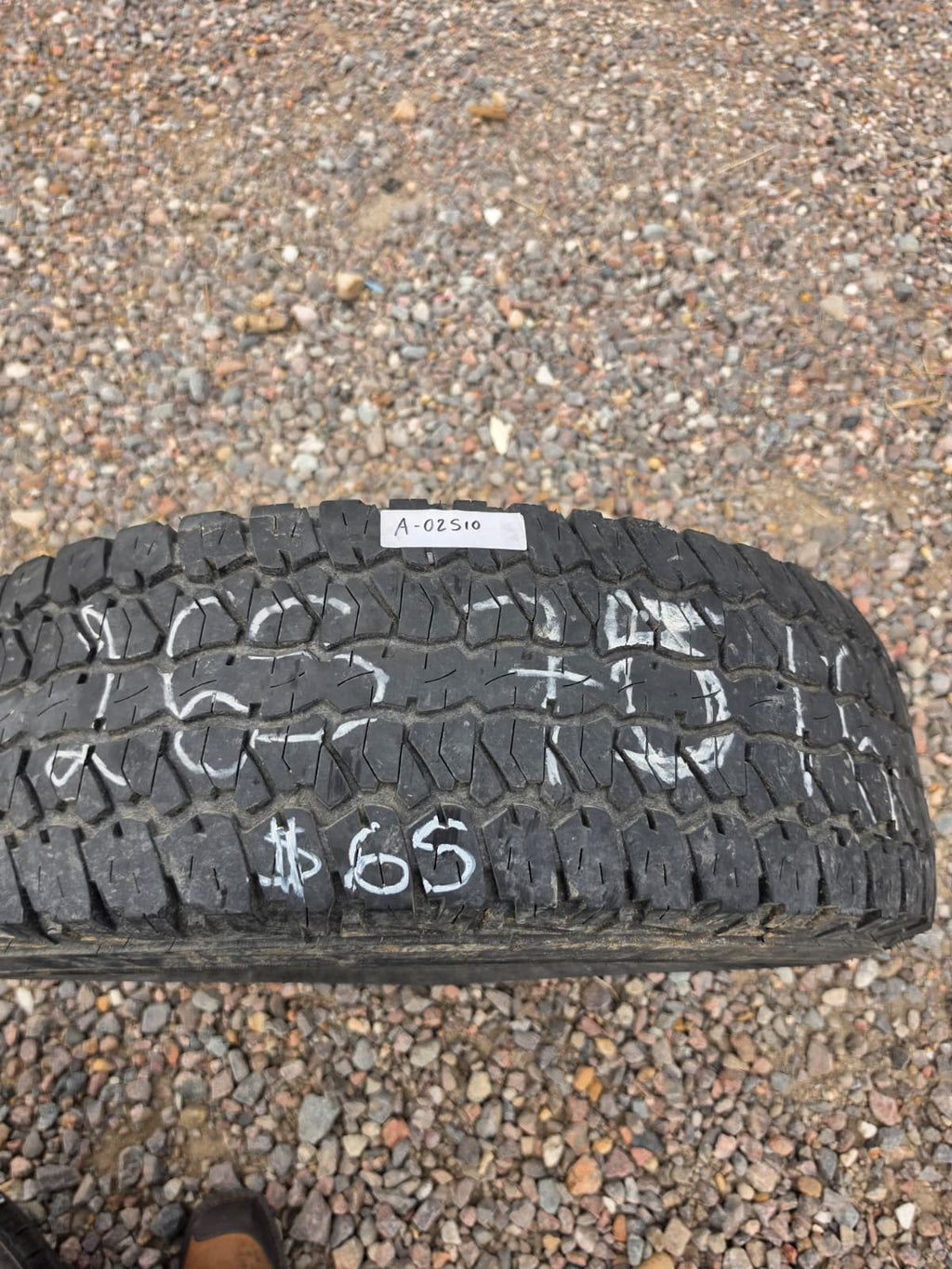 265/75R16 Single (1 Used Tire) Firestone Destination