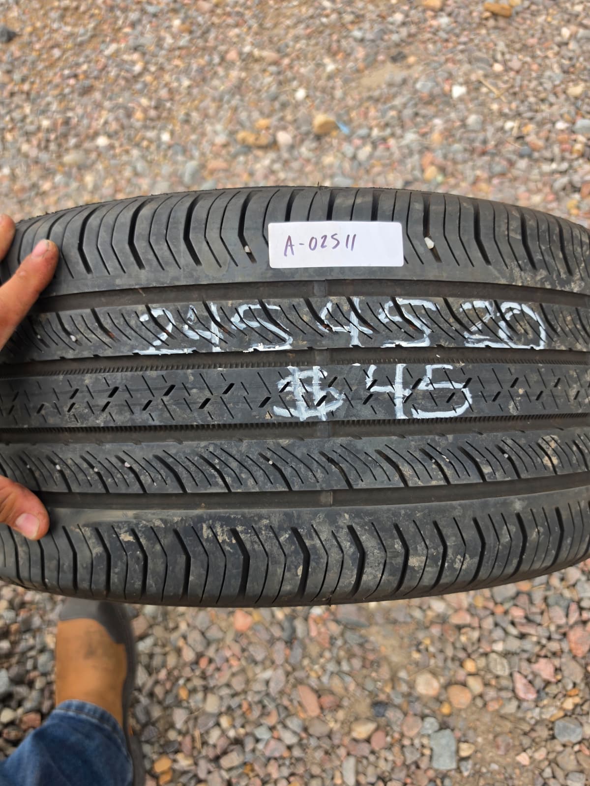 245/45R20 Single (1 Used Tire) Continental ProContact
