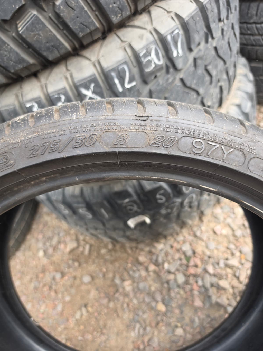 275/30R20 Single (1 Used Tire) Michelin Pilot Sport 3