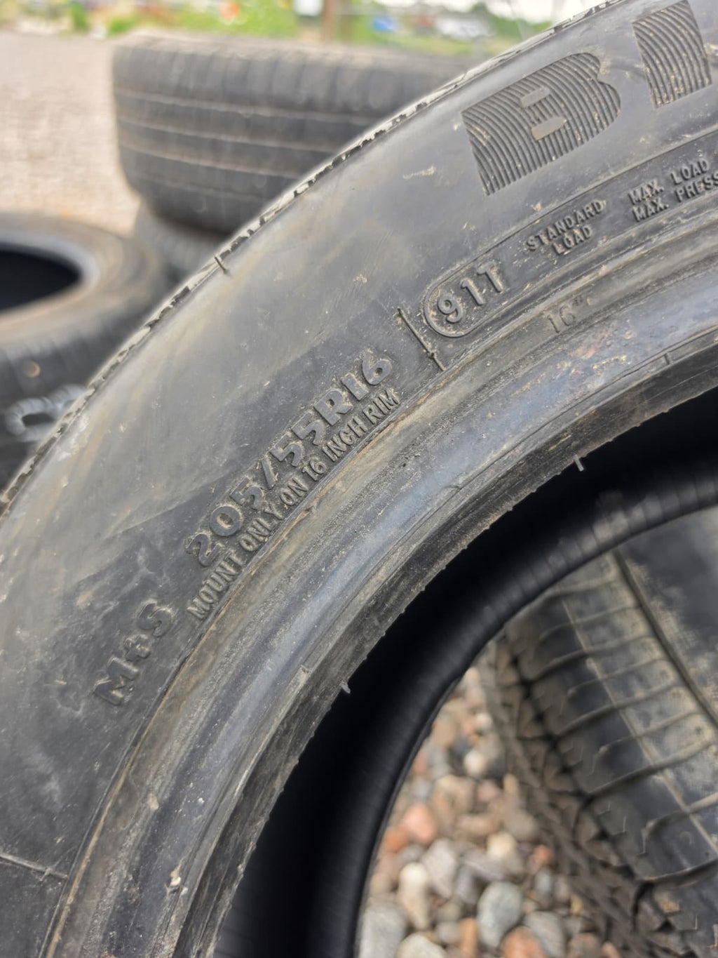 205/55R16 Single (1 Used Tire) Big O Legecy Tour Plus