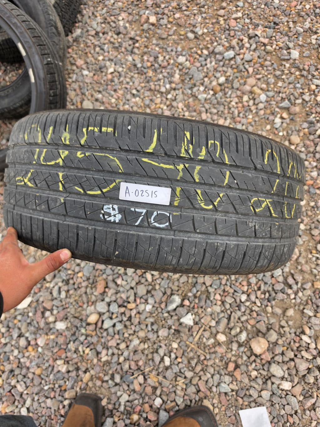 245/40R20 Single (1 Used Tire) Goodyear Eagle F1