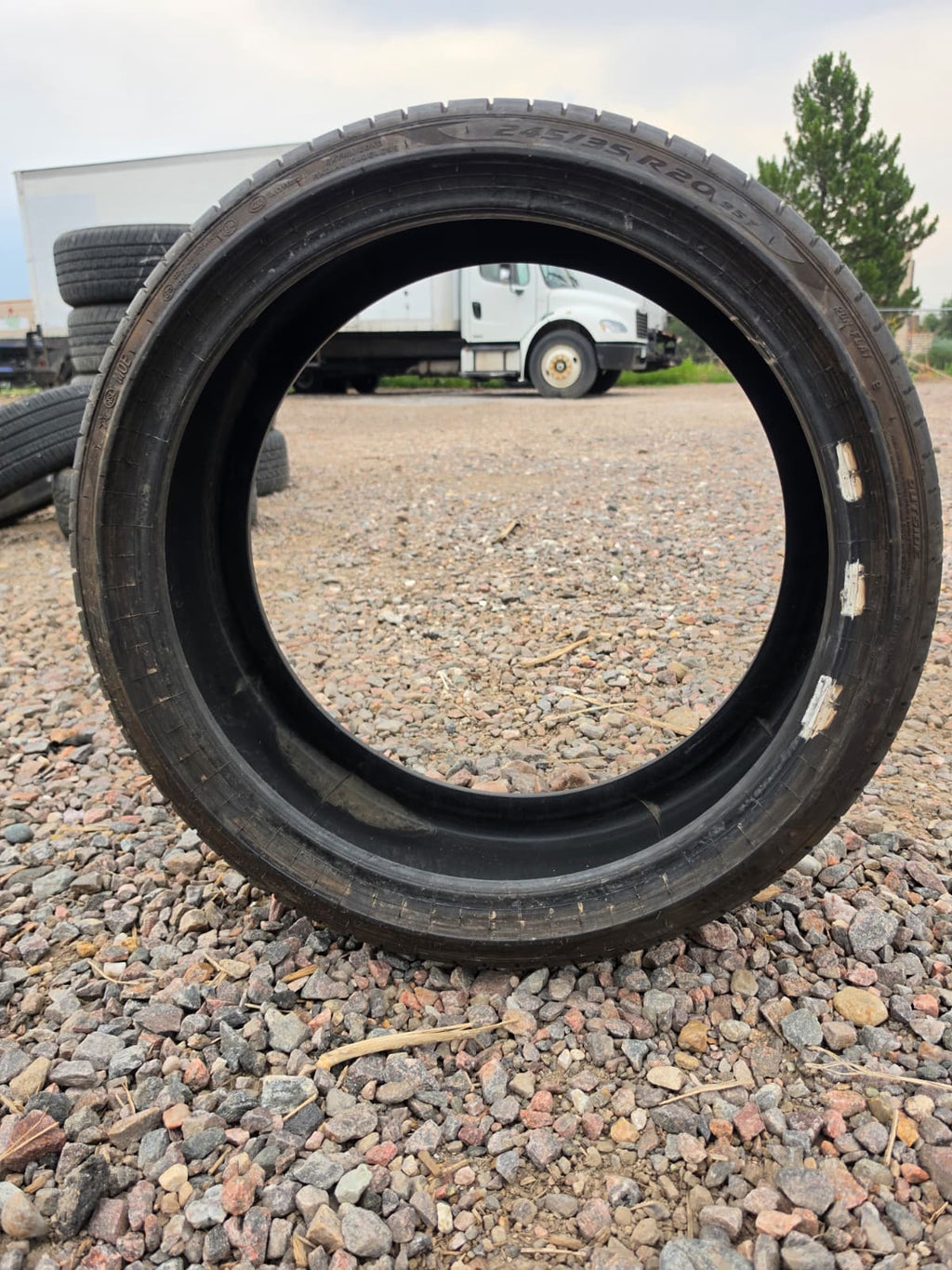 245/35R20 Single (1 Used Tire) Pirelli  P Zero