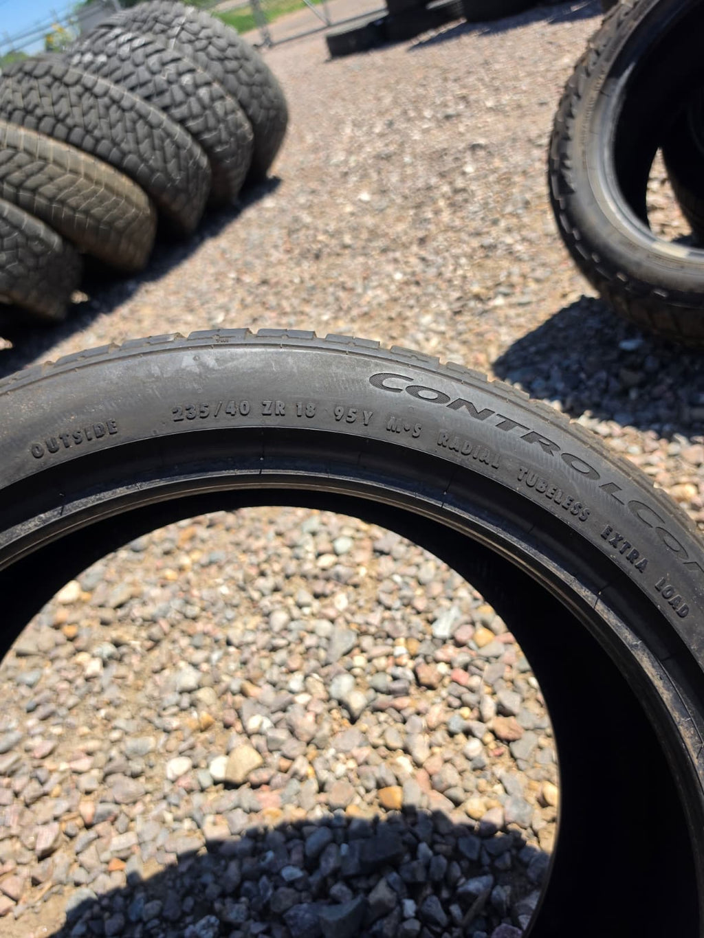 235/40R18 Single (1 Used Tire) Continental Control Contact
