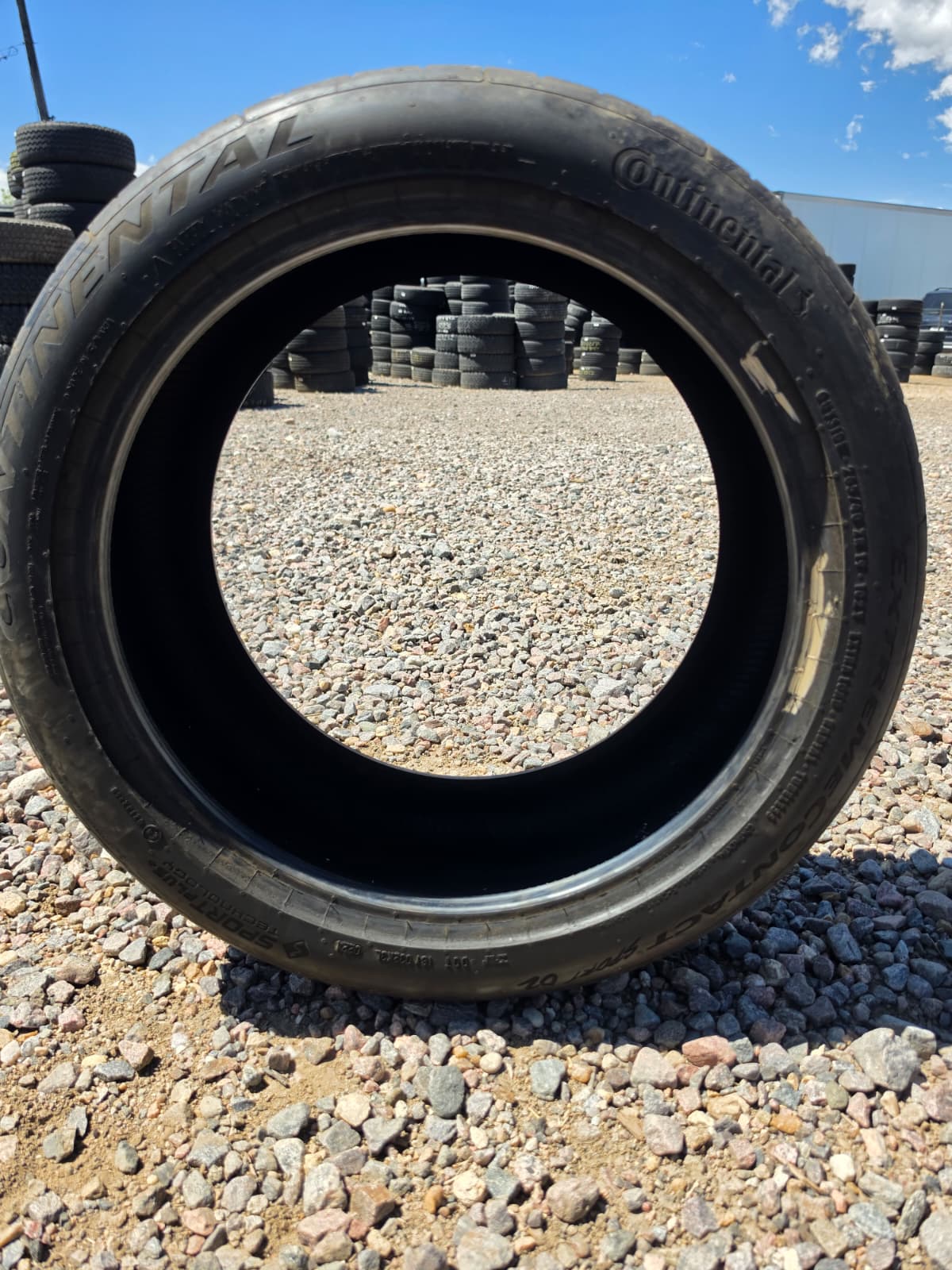 265/40R19 Single (1 Used Tire) Continental Extreme Contact Sport
