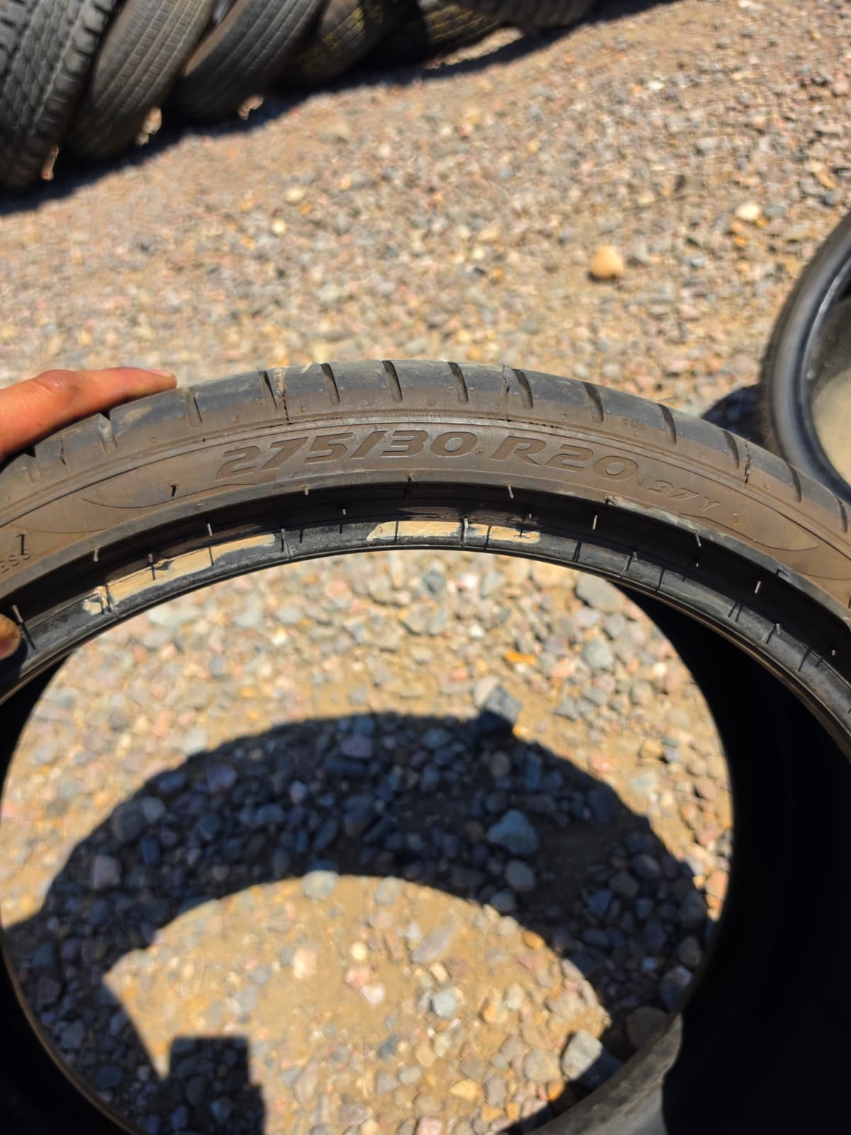 275/30R20 Single (1 Used Tire) Pirelli Pzero
