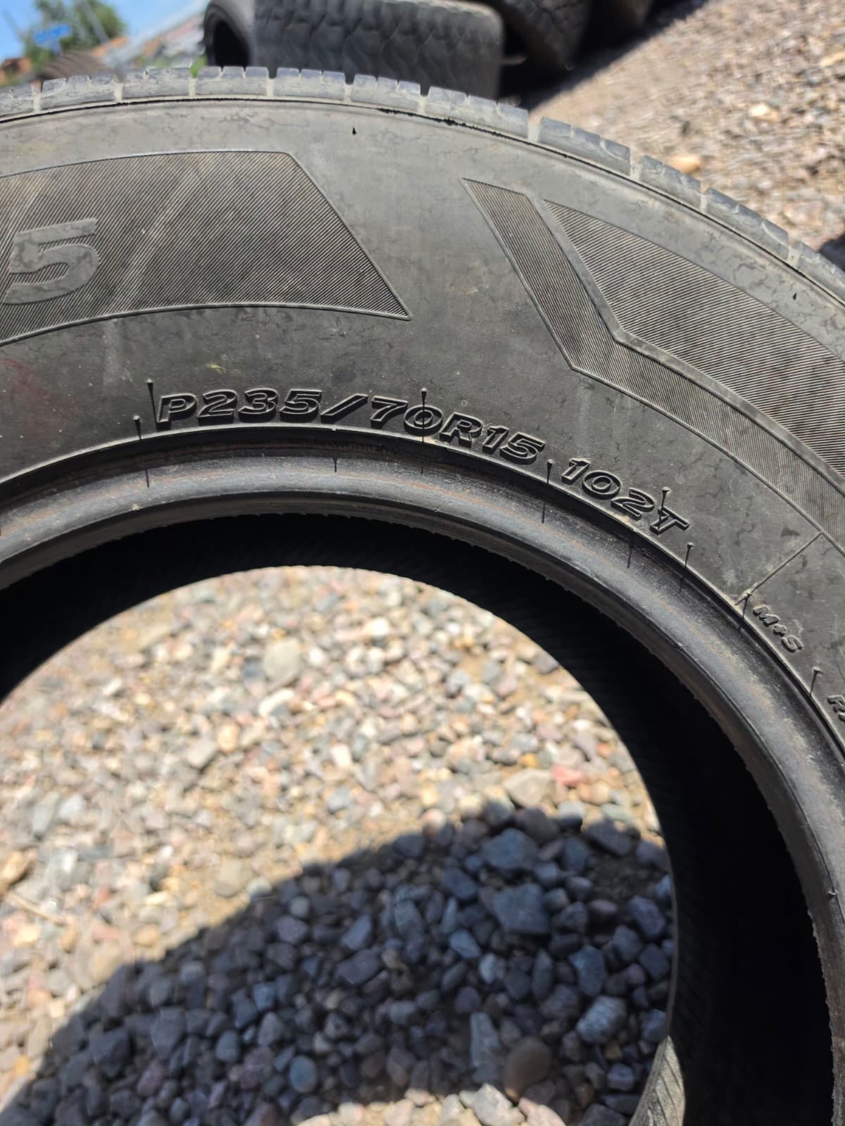 235/70R15 Single (1 Used Tire) Hankook Optimo