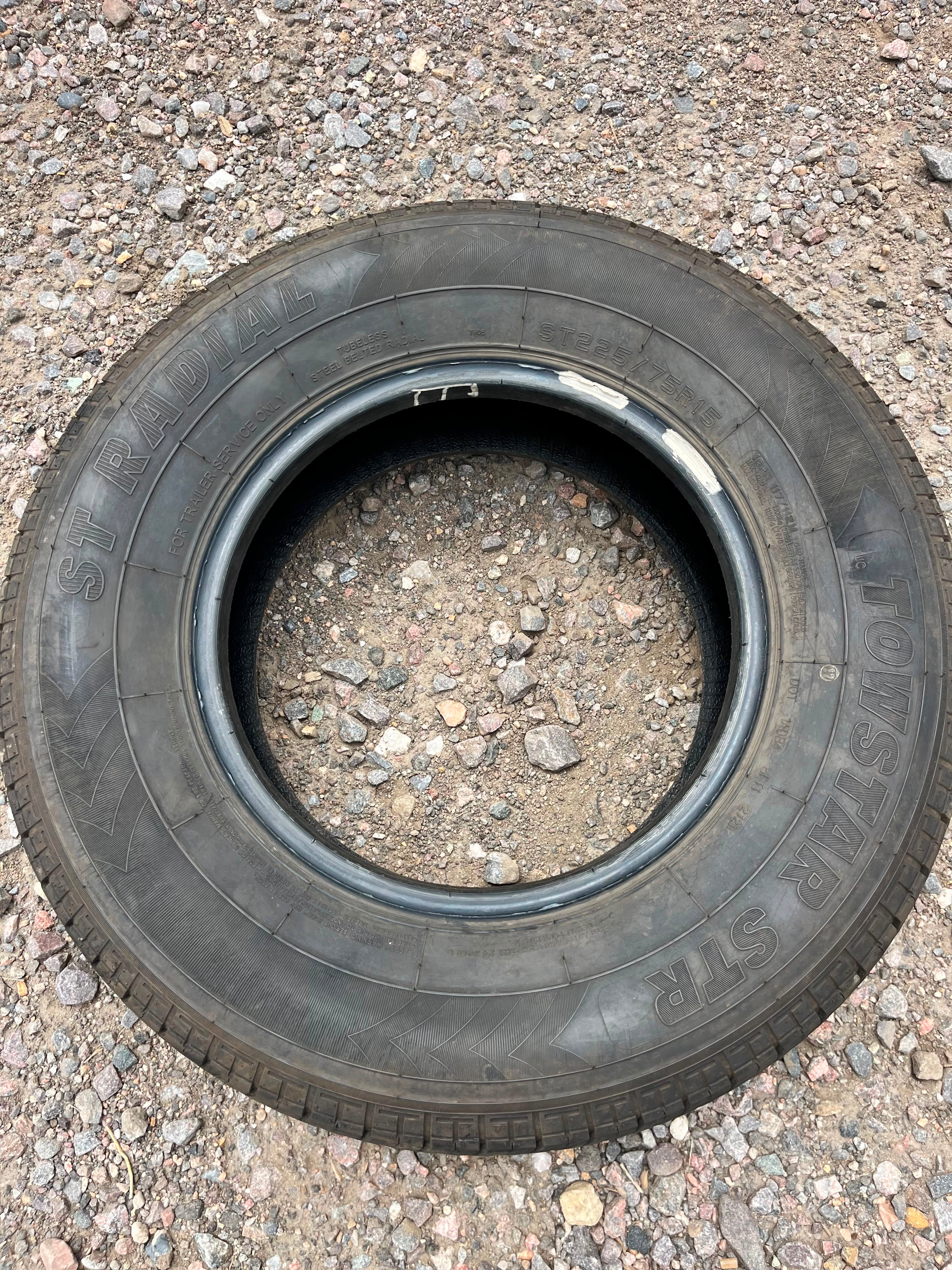 ST225/75R15 Set (4 Used Tires) ST Radial Towstar STR