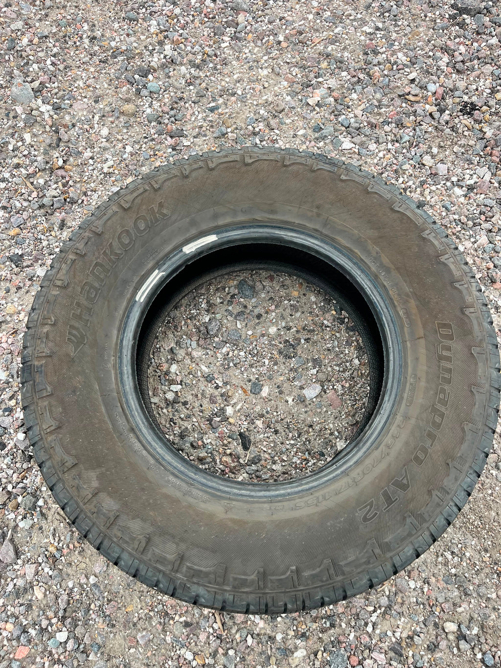 265/70R17 Pair (2 Used  Tires) Hankook Dynapro AT2