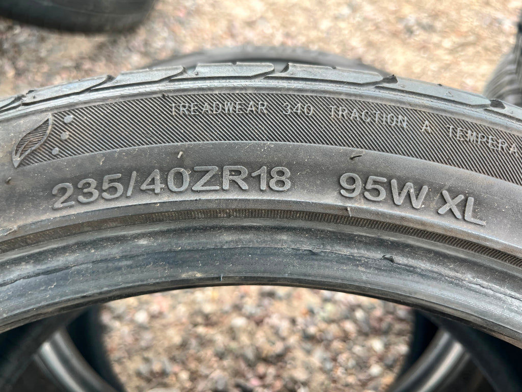 235/40R18 Pair (2 Used Tires) Sailun Atrezzo