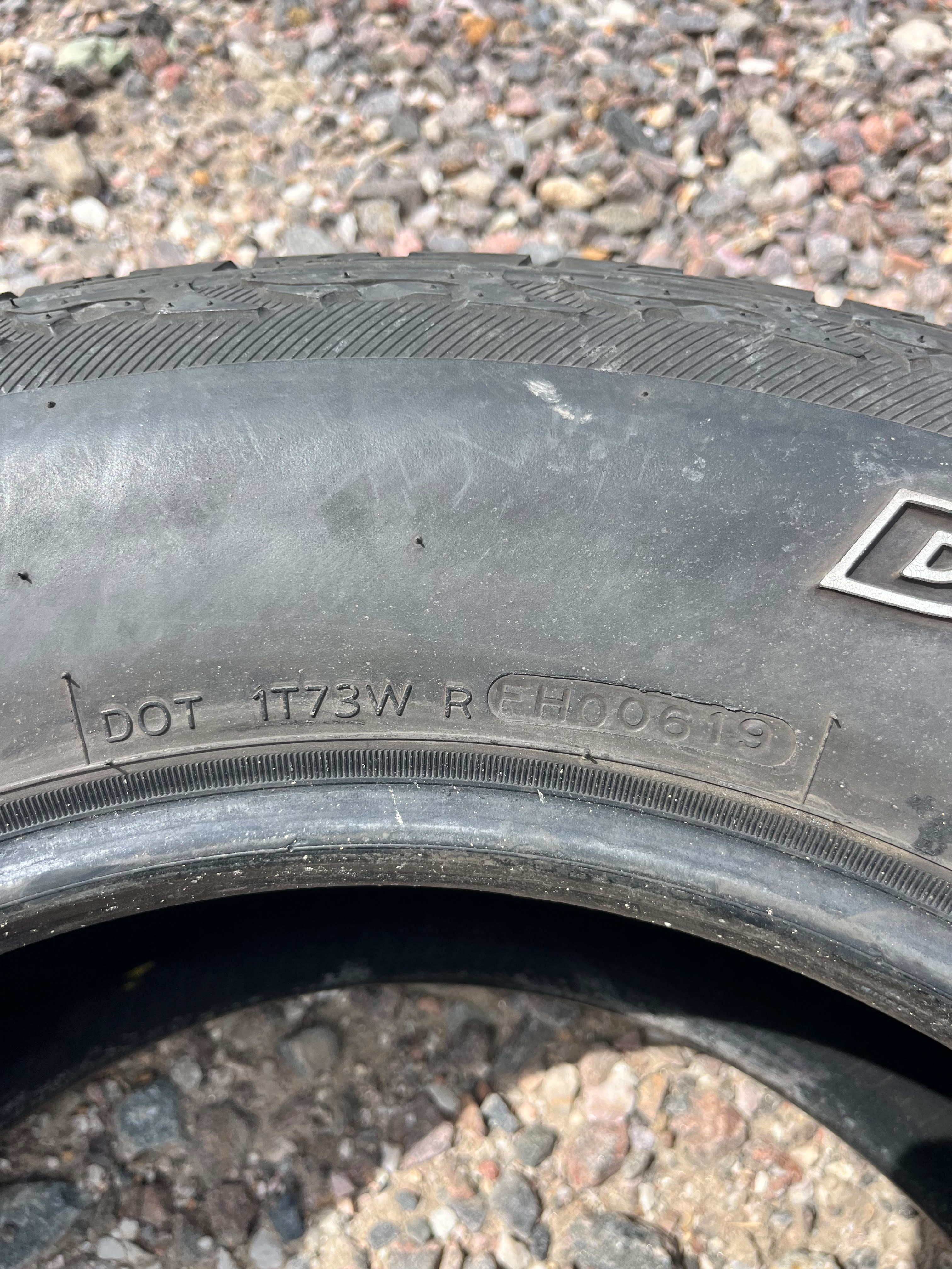 265/65R17 Pair (2 Used Tires)  Hankook Dynapro ATM