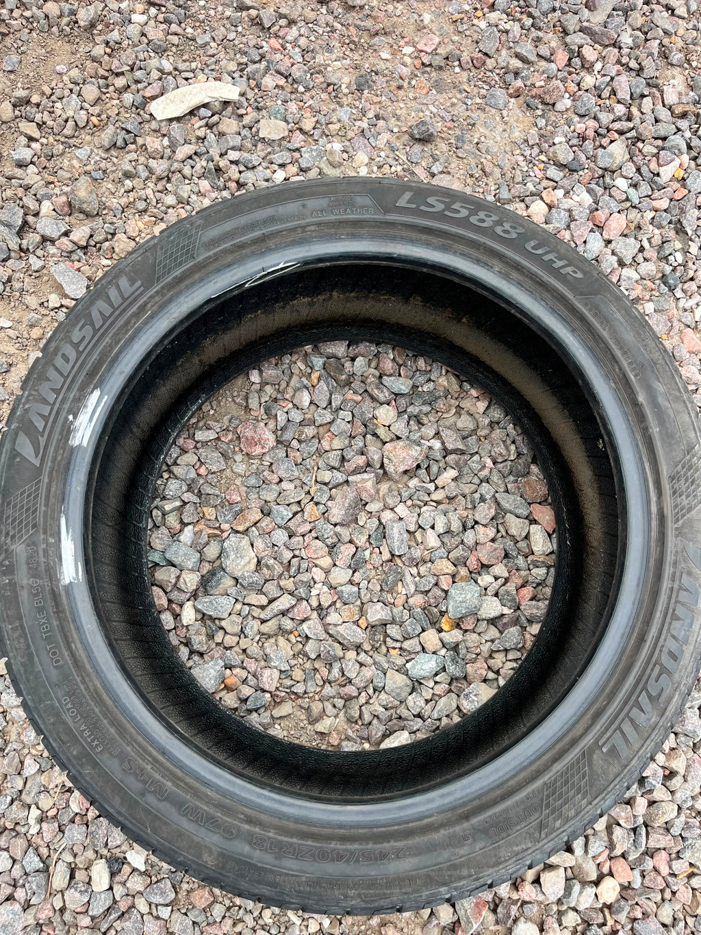 245/40R18 Pair (2 Used Tires) Landsail LS588 UHP