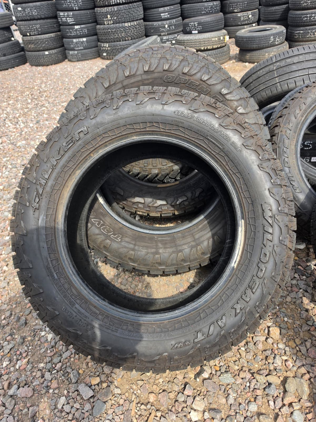 LT285/60R20 Single (1 Used Tire) Falken Wild Peak