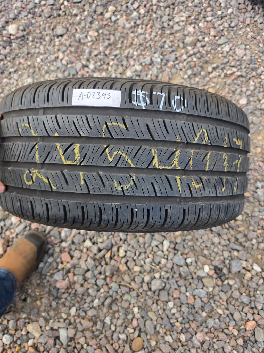 245/40R17 Single (1 Used Tire) Continental ContiProContact