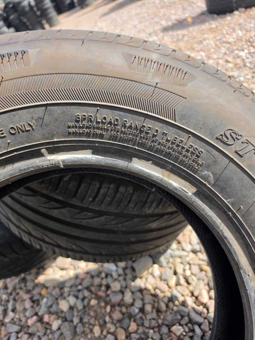 ST205/75R15 Single (1 Used Tire) Rainier ST