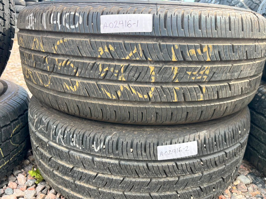 205/50R17 Pair (2 Used Tires) Continental ContiProContact
