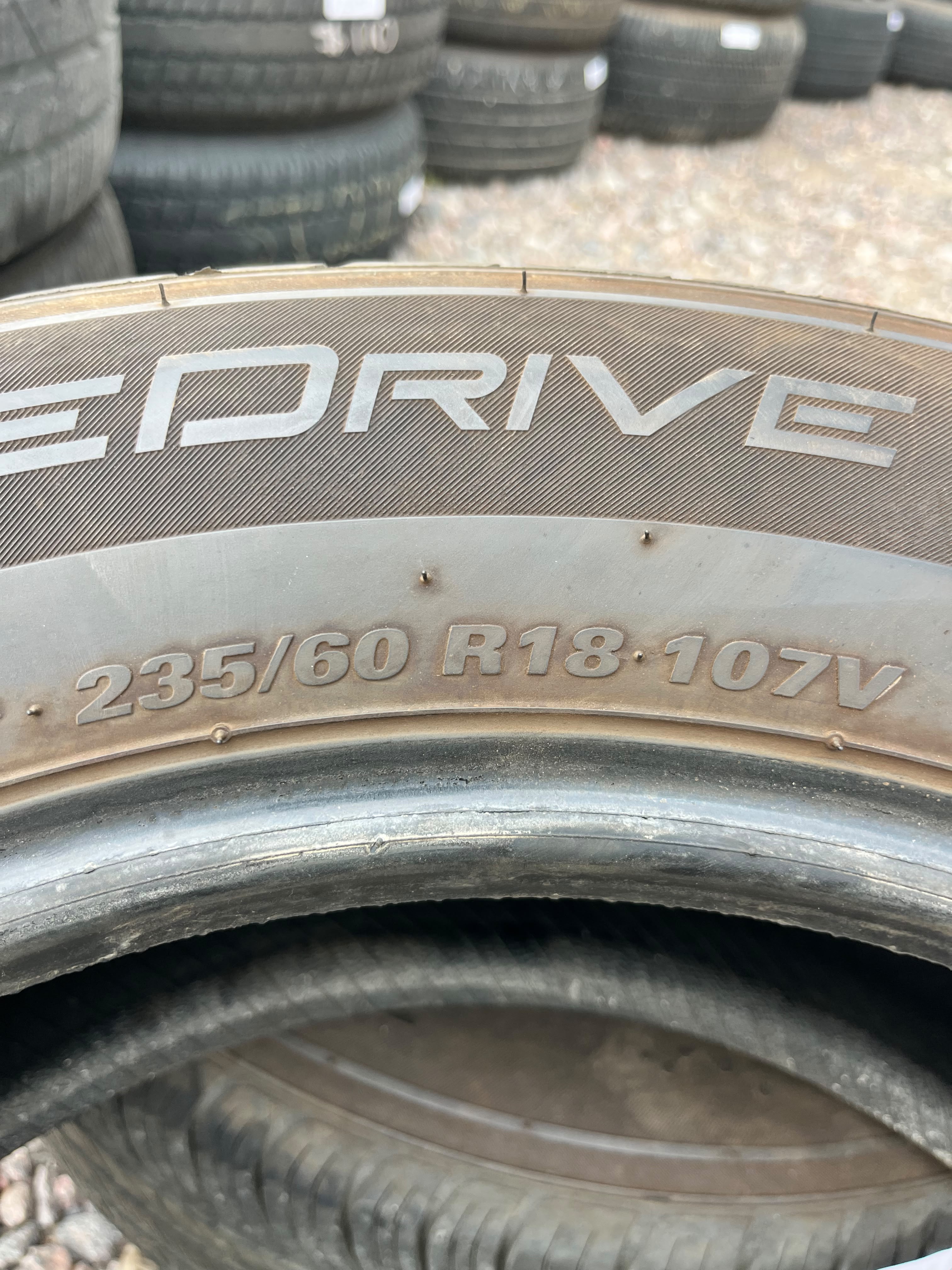 235/60R18 Pair (2 Used Tires) SureDrive Touring