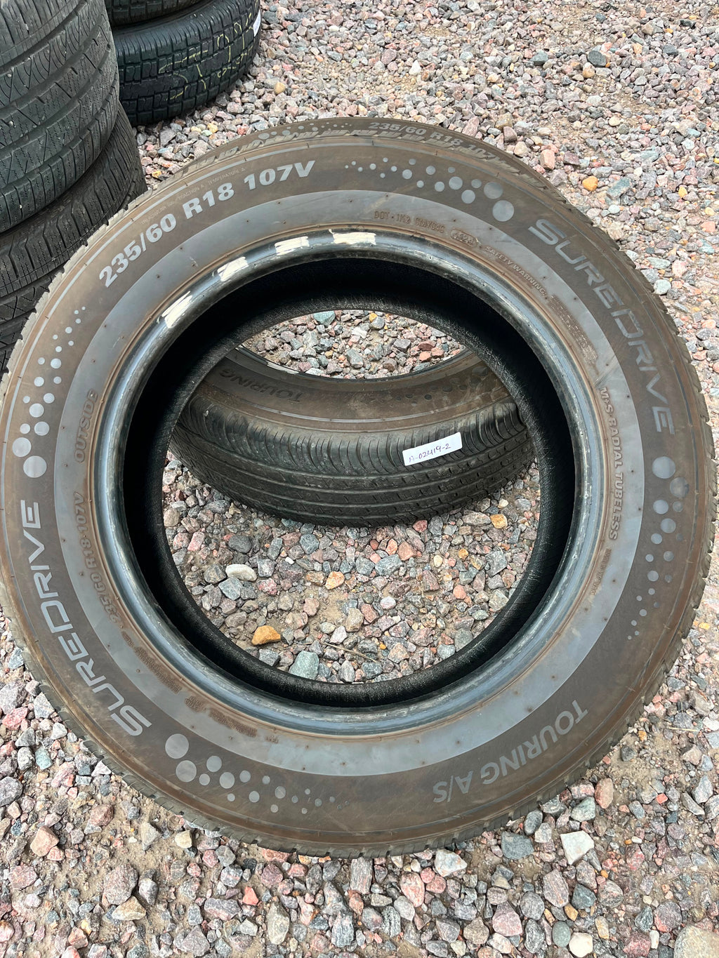 235/60R18 Pair (2 Used Tires) SureDrive Touring