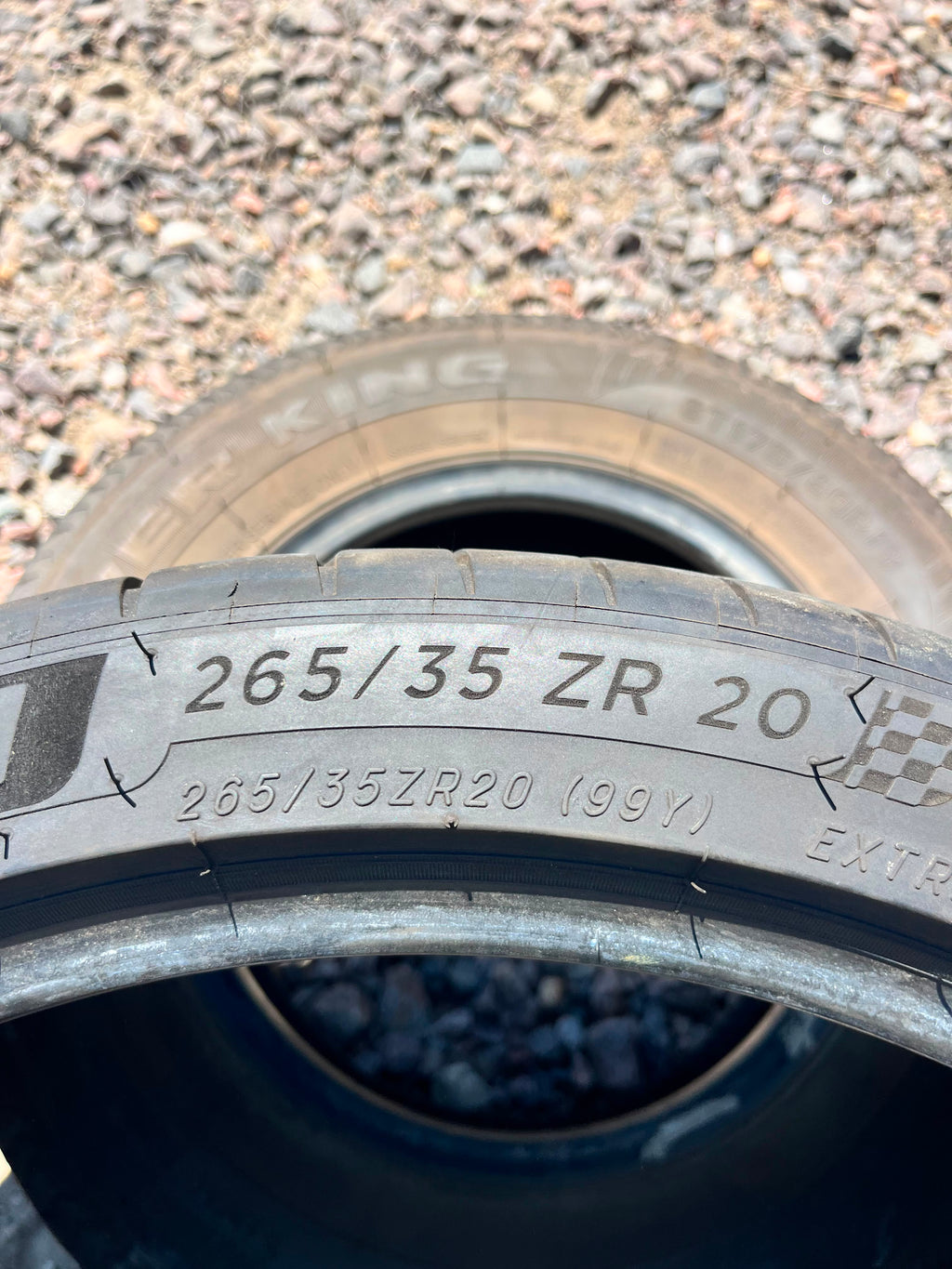 265/35R20 Single (1 Used Tire) Michelin Pilot Sport 4