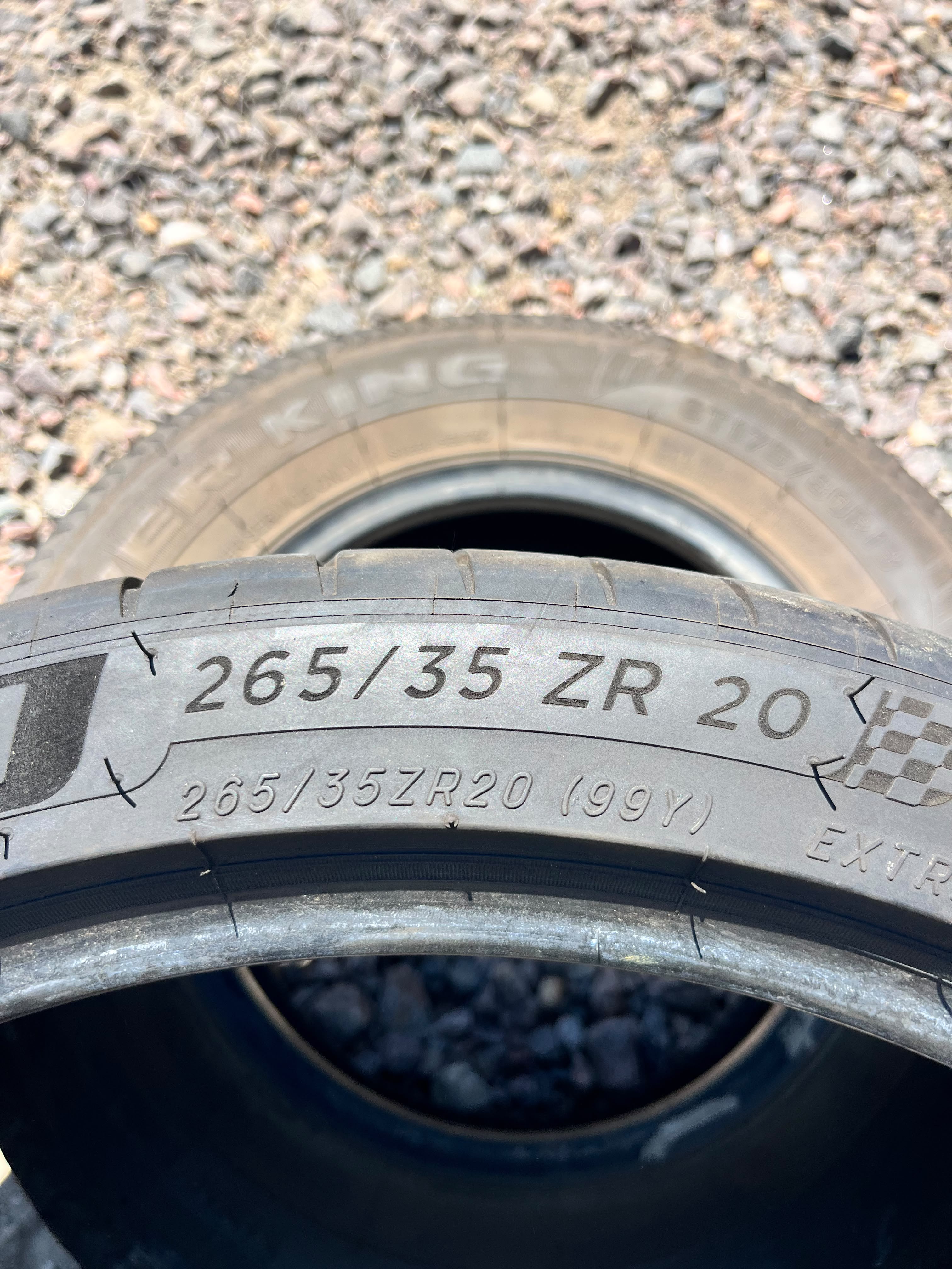 265/35R20 Single (1 Used Tire) Michelin Pilot Sport 4