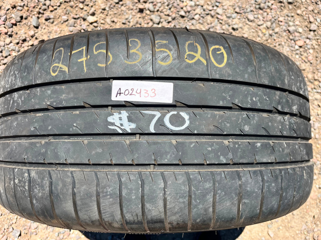 275/35R20 Single (1 Used Tire) Goodyear Eagle