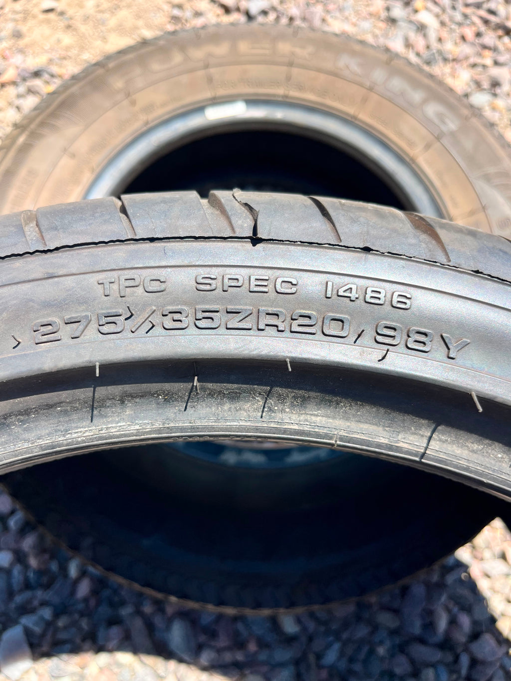 275/35R20 Single (1 Used Tire) Goodyear Eagle