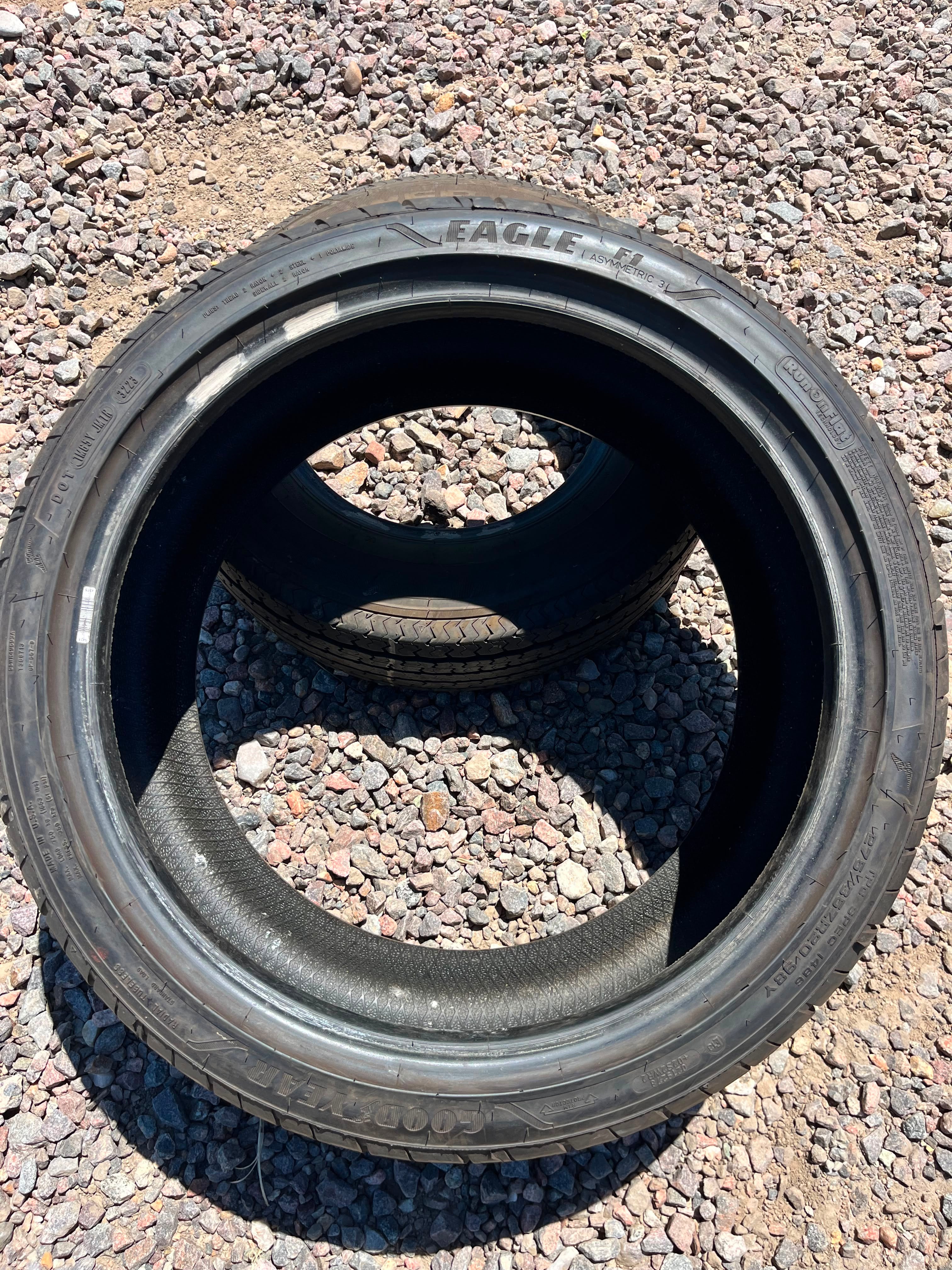275/35R20 Single (1 Used Tire) Goodyear Eagle